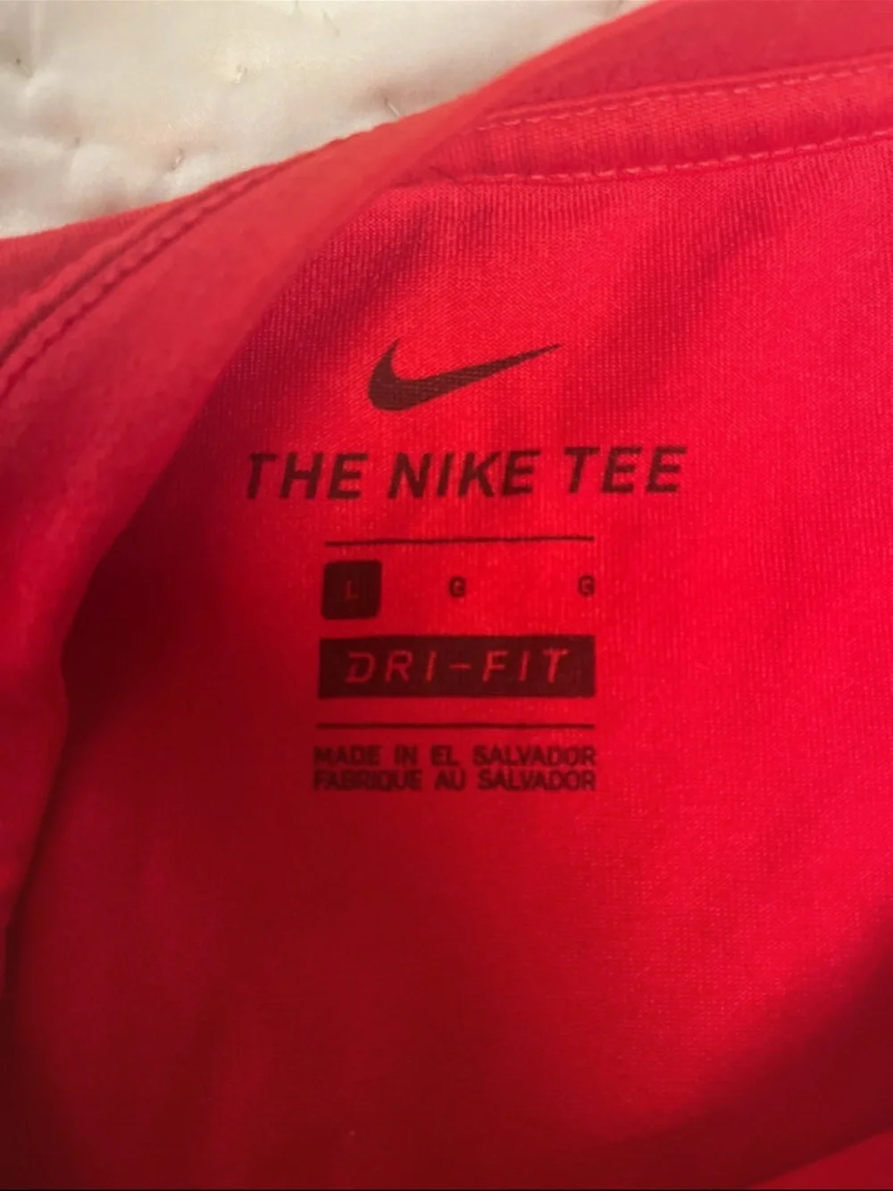 Nike Men’s Long-Sleeve Red Performance Shirt with Georgia 'G' Logo
